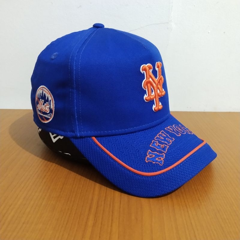 Topi New Era Original 100% 9Forty A-Frame MLB New York Mets Royal Blue New