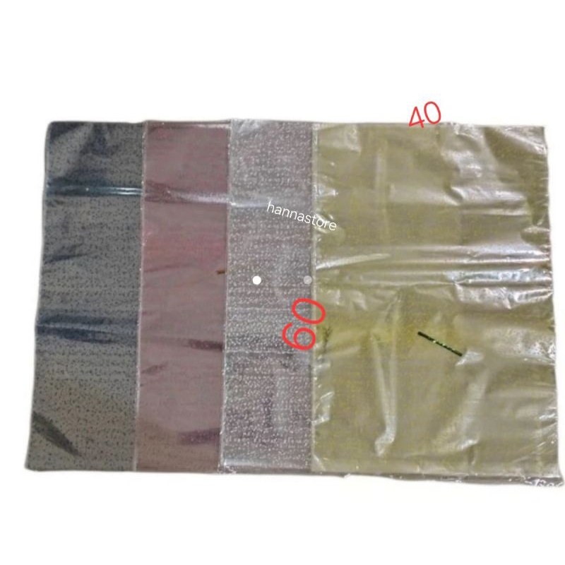 

opp flower plastik snac plastik parcel ukurn 40x60 isi 12pcs