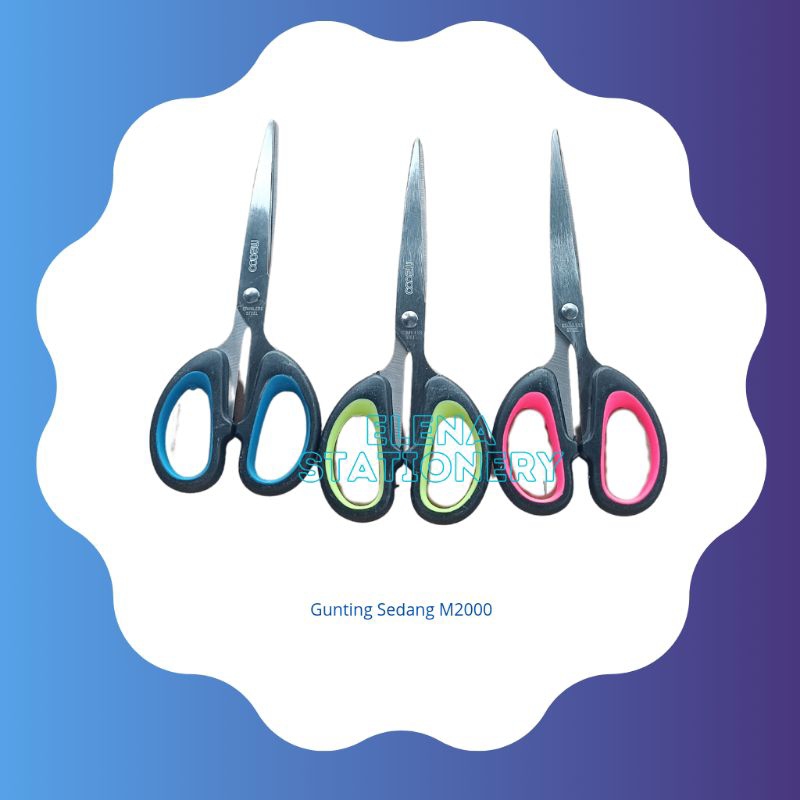 

gunting sedang M 2000 / gunting warna warni