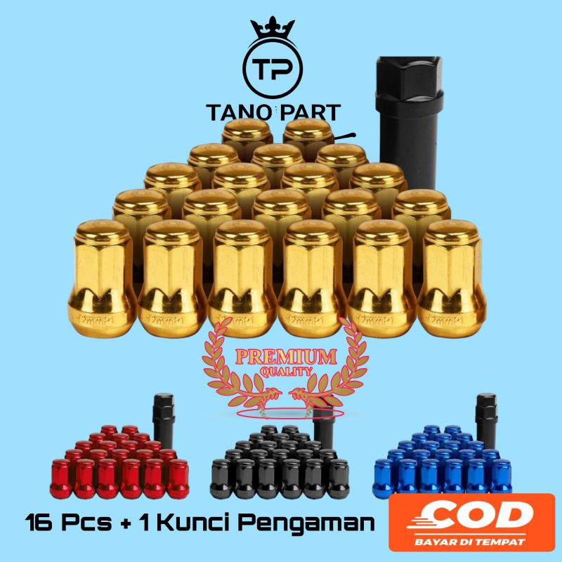 NISSAN GRAND LIVINA JUKE MUR RODA RACING MAXGUAURD BAUT LUGNUT BAHAN BAJA MOBIL