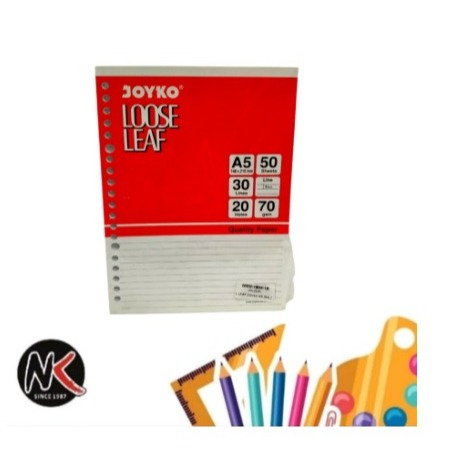 

Isi Binder / Loose Leaf A5 7020 JOYKO isi 50 Lembar