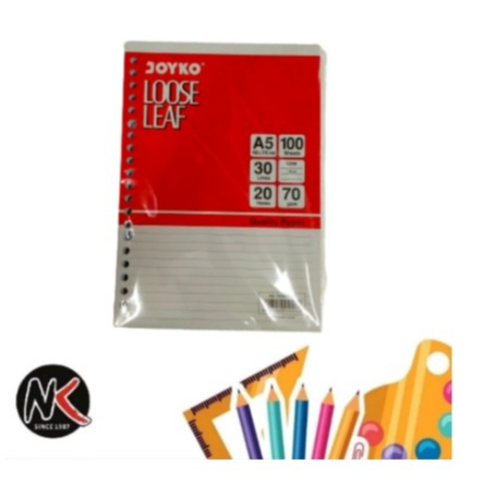 

Isi Binder / Loose Leaf A5 7020 JOYKO isi 100 Lembar