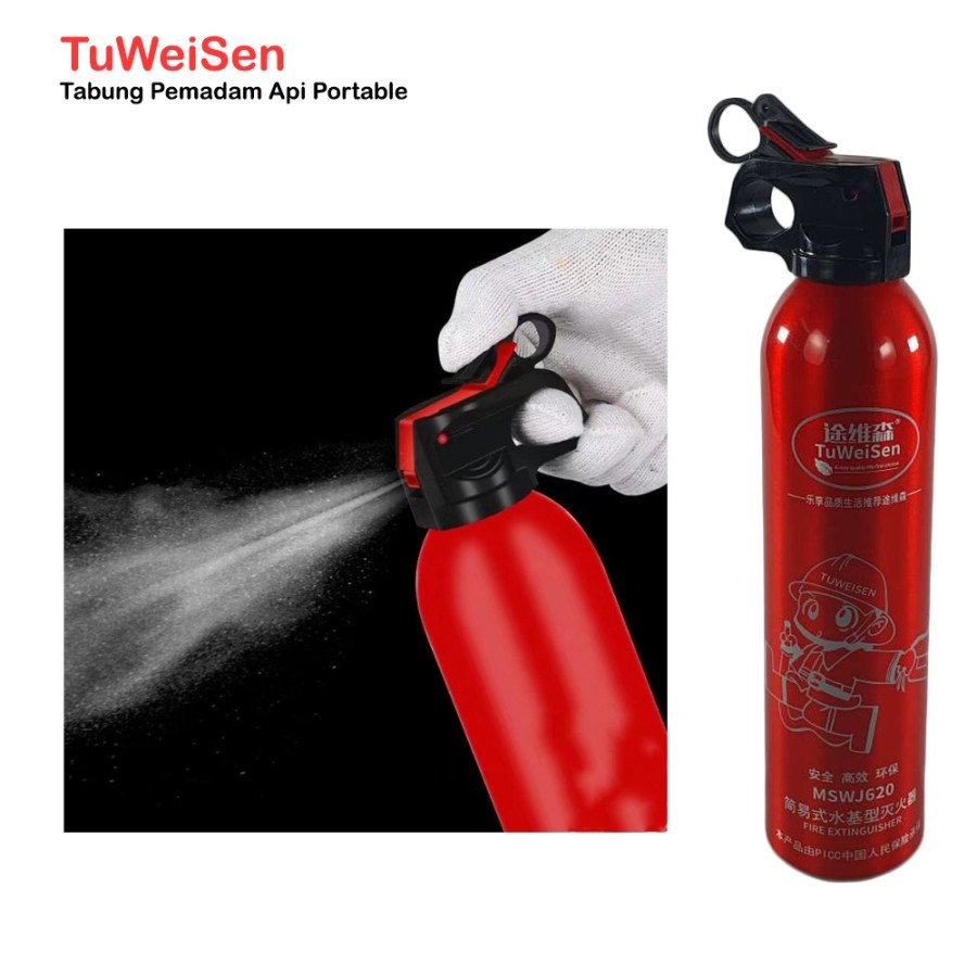 Tabung APAR Pemadam Api Dry Powder Mini Mobil Dapur Flamebeater 500G