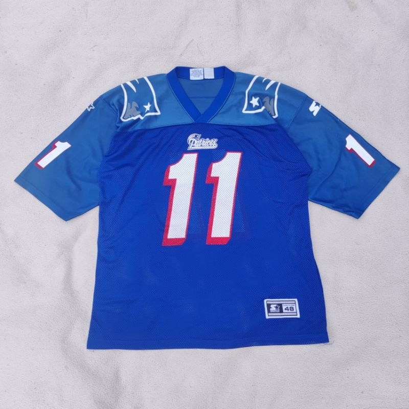 Starter NFL Patriots Drew Bledsoe #11 New England Jersey Vintage