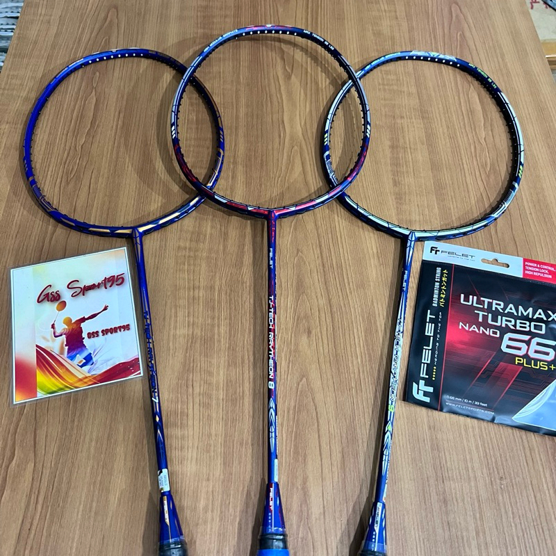 RAKET BADMINTON FELET TJ TECH RAYTHEON 7 8 Dan 9