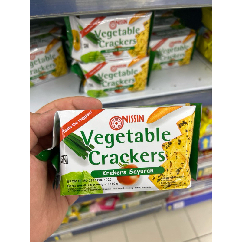 

Nissin Vegetable crackers 150/160 gram