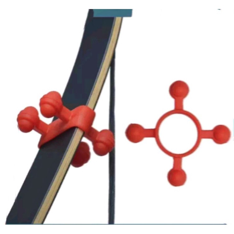 Limb saver barebow Peredam limb busur panah recurve bow wooden bow damper karet silikon sepasang pro