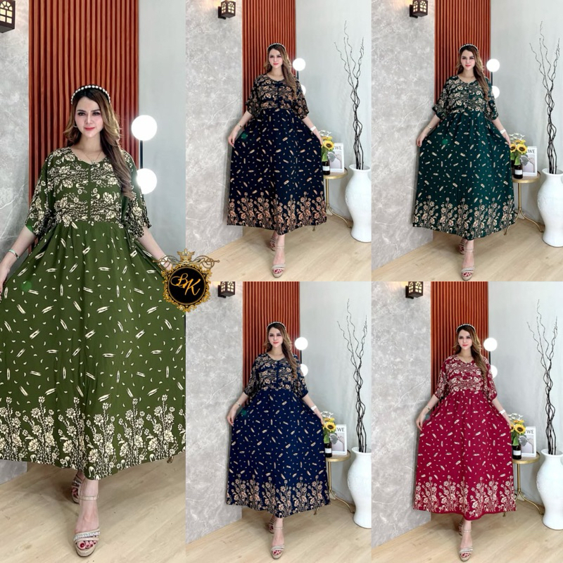 Dress Chibi Jumbo ld 130 | Daster Chibi Jumbo| Daster Menyusui