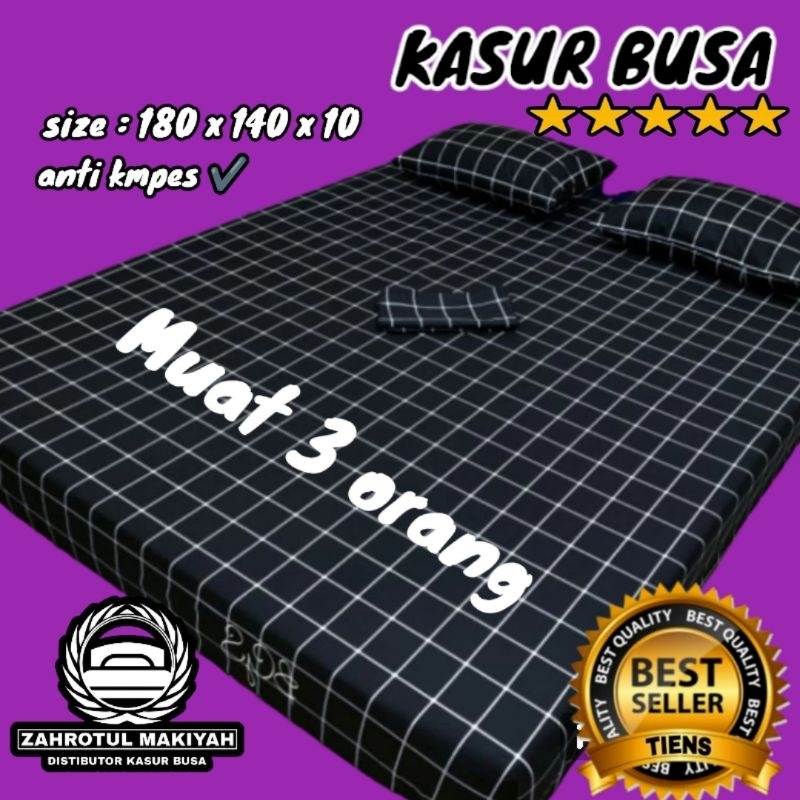 kasur busa BERKUALITAS  super awet. 180 x140x10 cm muat 3 orang