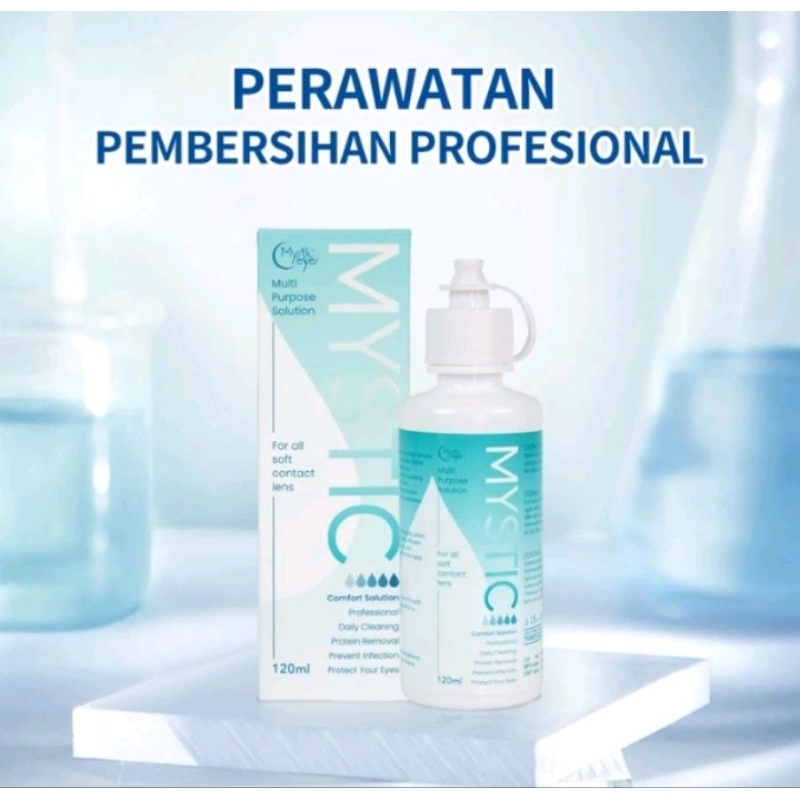 Air Softlens Mysticeyes 120ml / Cairan Softlens Mysticeyes 120ml / Air Pencuci Softlens