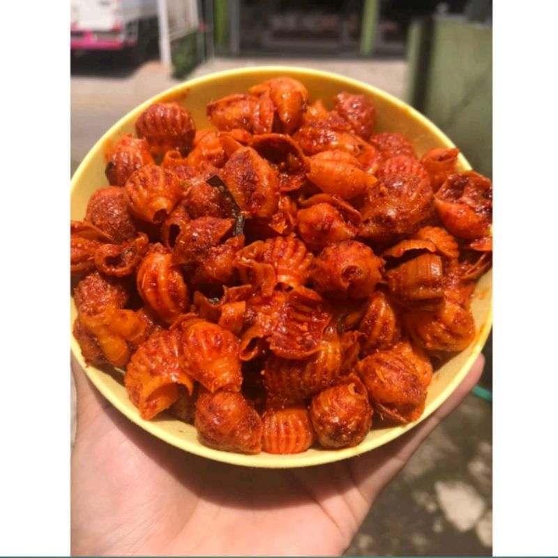 

Makaroni Kerang Seblak Pedas Gurih Renyah