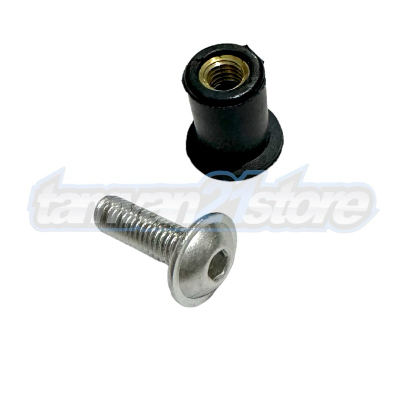 MUR KARET DAN BAUT VISOR NMAX LEXY AEROX VIXION XRIDE DLL