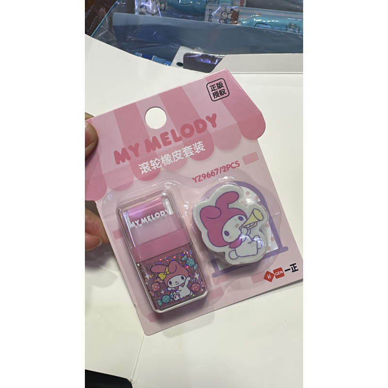 

iiGEN Penghapus Set Karakter Sanrio + Roller