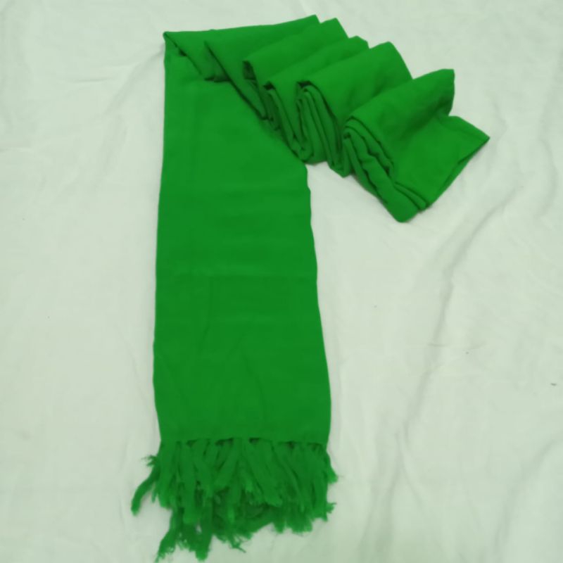 Sorban hijau polos panjang Murah Pria Arab Habib