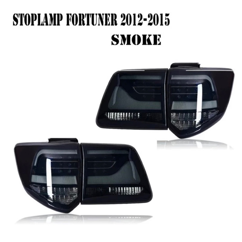 stoplamp fortuner 2012-2015 smoke