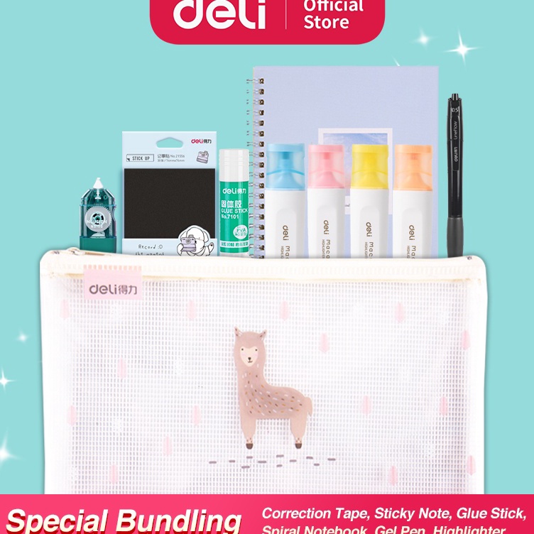 

ART X64C Deli Alat tulis set Deli Paket Bundling Alat tulis dan mewarnai sekolah lengkap 3 pilihan paket alat tulis sekolah lengkap paket alat mewarnai anak paket alat tulis set lucu stationery set