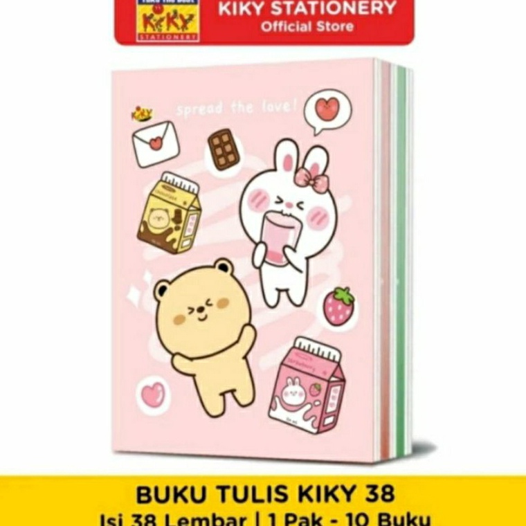 

ART B6B Buku Kiky Warna 38 Hal1pcs Buku Tulis Warna Murah