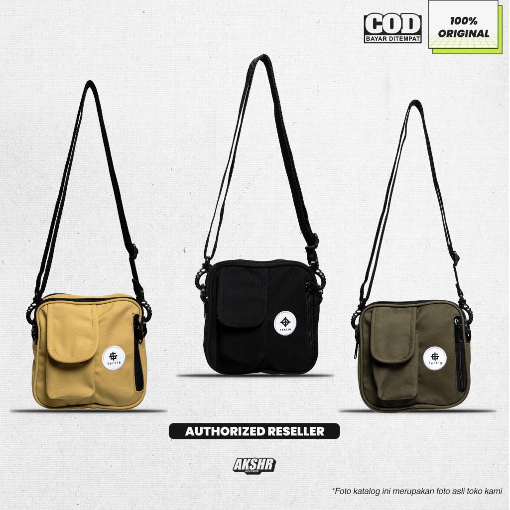 Fertig - Jerome Tas selempang/sling bag/tas slempang pria wanita - Fertig goods
