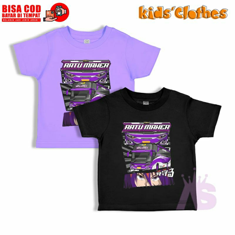 BAJU KAOS ANAK Bis Telolet Ratu Maher I Kaos Anak Anak Ratu Maher Bis