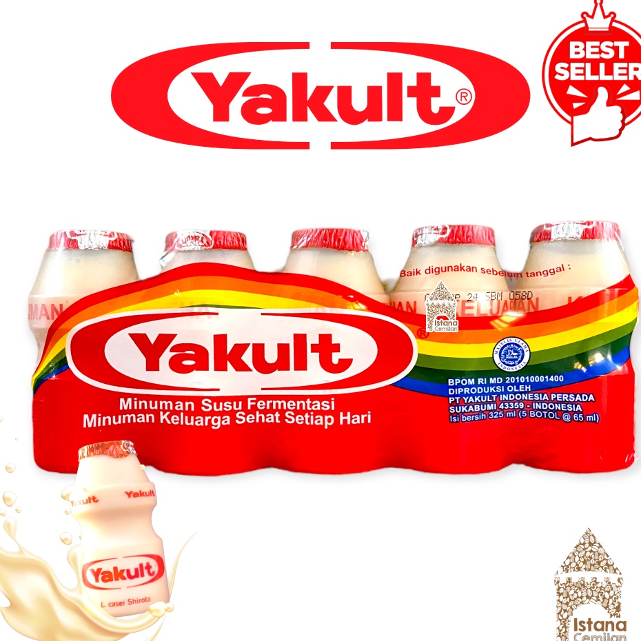 

High Quality YAKULT Minuman Susu Fermentasi Probiotik isi 5 pcs