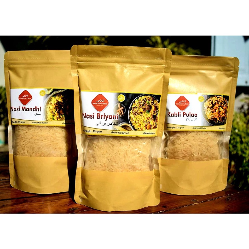 

Sale Sekarang Nasi Briyani Instant Bumbu Biryani plus Beras Basmati untuk 3 sampai 4 orang