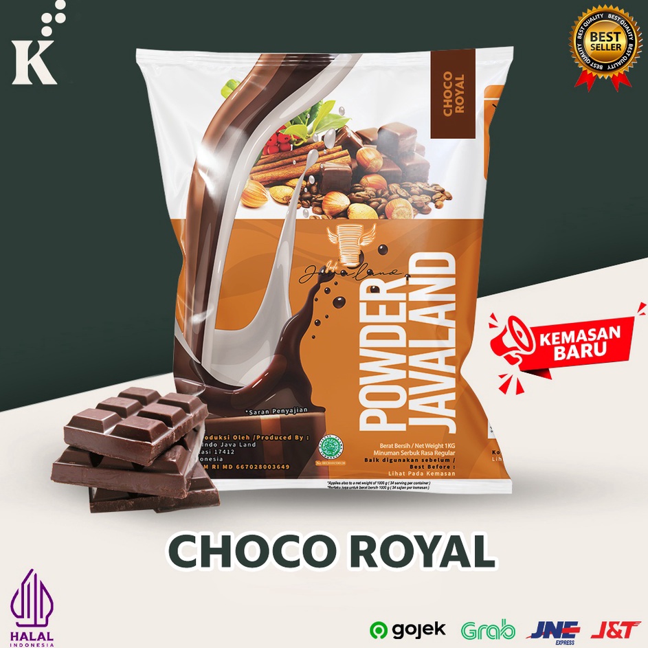 

Grab It Fast Bubuk Minuman Bubble Powder Drink Choco Royal ORIGINAL Javaland 1kg