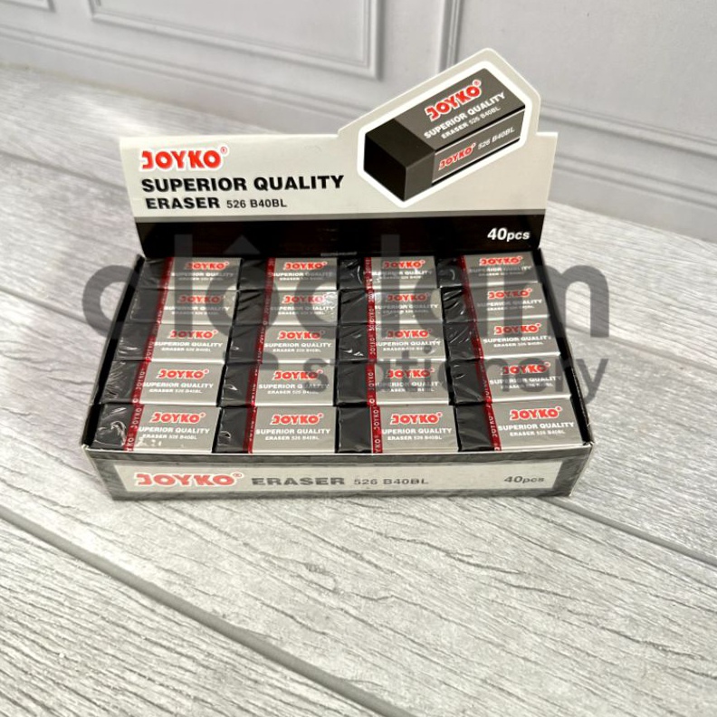 

KODE V3G4 SATU PACK 4 PCS Penghapus Kecil Hitam Joyko