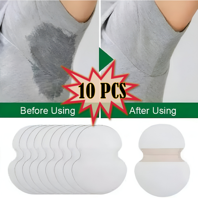 10pcs Armpit pad / pad pembalut ketiak / deodorant anti bau /anti basah /pad ketiak /pembalut ketiak