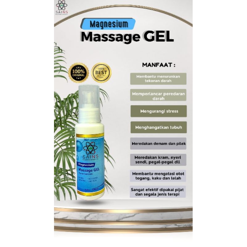Sains magnesium massage krim