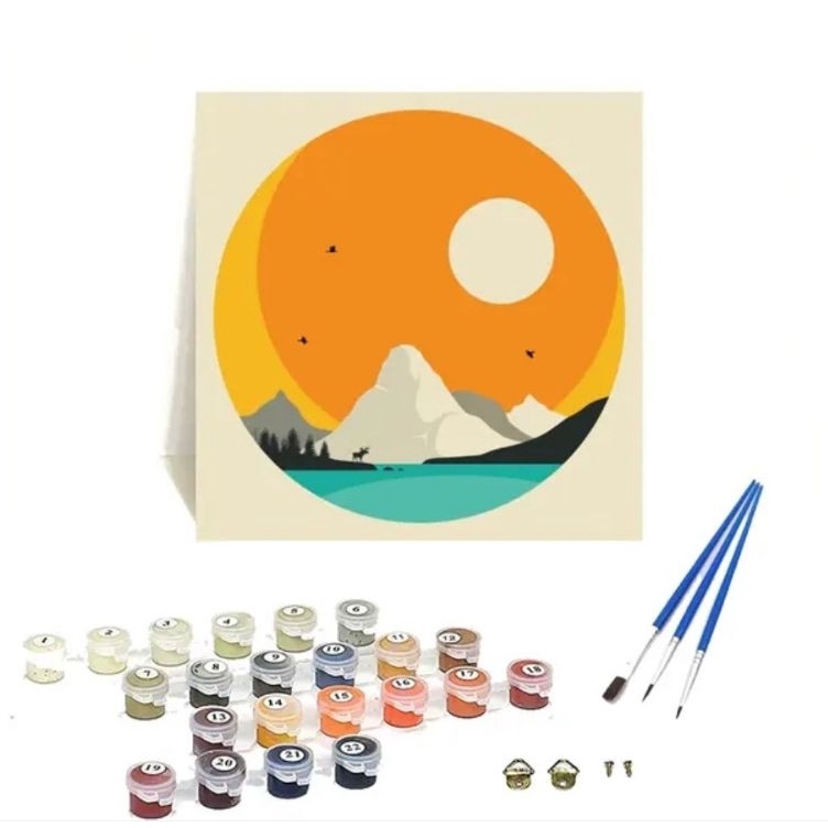 

ART Y27J Paint by number kit 2x2 3x2harga Promo