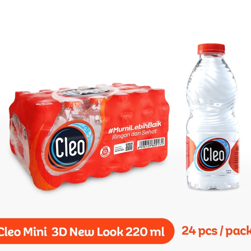 

Belanja kuat Cleo Air Mineral 22ml 22ml x 24 botol