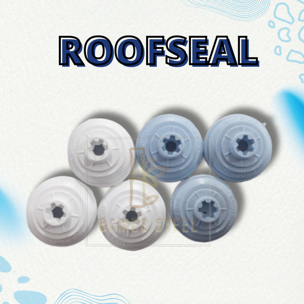 Roofseal Bulat PVC/Roofseal Rooftop/Seal Rooftop PUTIH dan BIRU