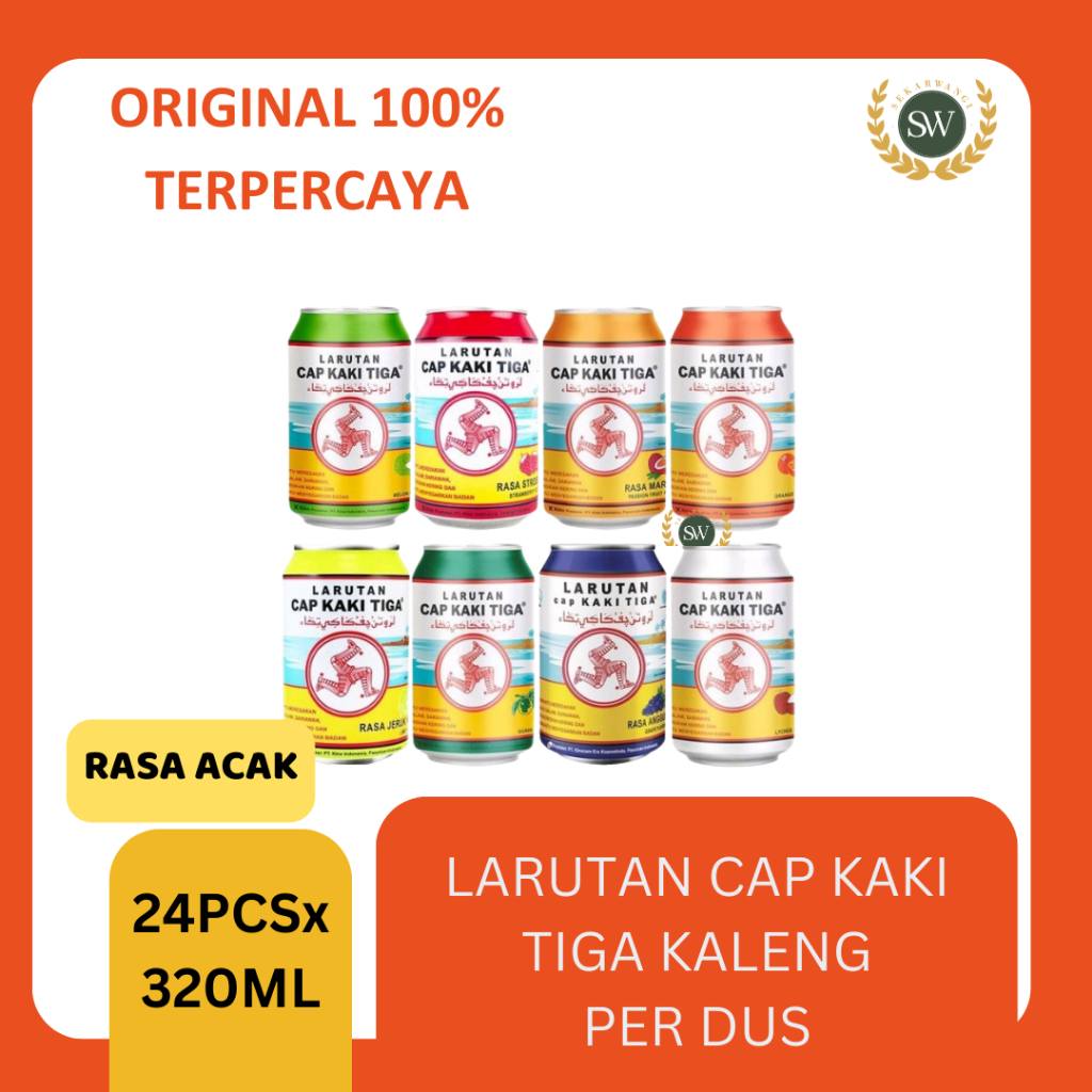 

LARUTAN CAP KAKI TIGA KEMASAN KALENG - PER DUS - ISI (24PCSX320ML)