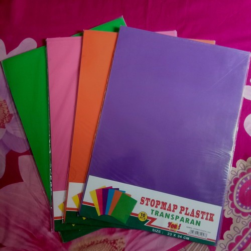 

Clean Folder Map L Warna Random- STOPMAP Plastik Transparant Satuan