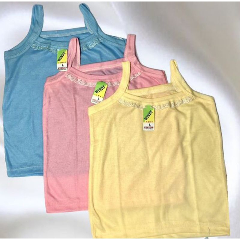 12 pcs kaos dalam anak perempuan remaja dewasa kaos dalam elite kaos dalam anak tanktop singlet