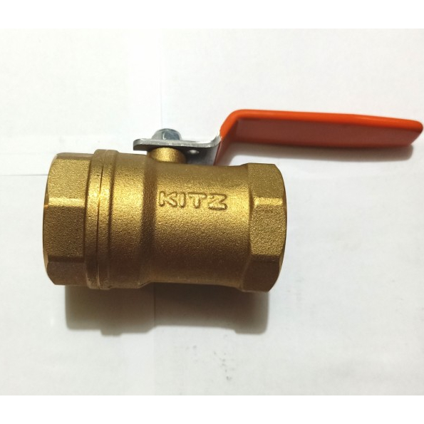 Ballvalve Kuningan 3/4 Inch KITZ ORIGINAL ASLI Kran Sambungan Pipa Air Drat Stop Kran