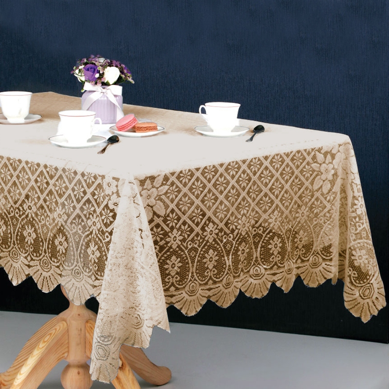 Taplak Meja Makan Ukuran 150x250cm Bahan Kain Taplak Meja Makan / Lace Table Runner Taplak Meja Panj