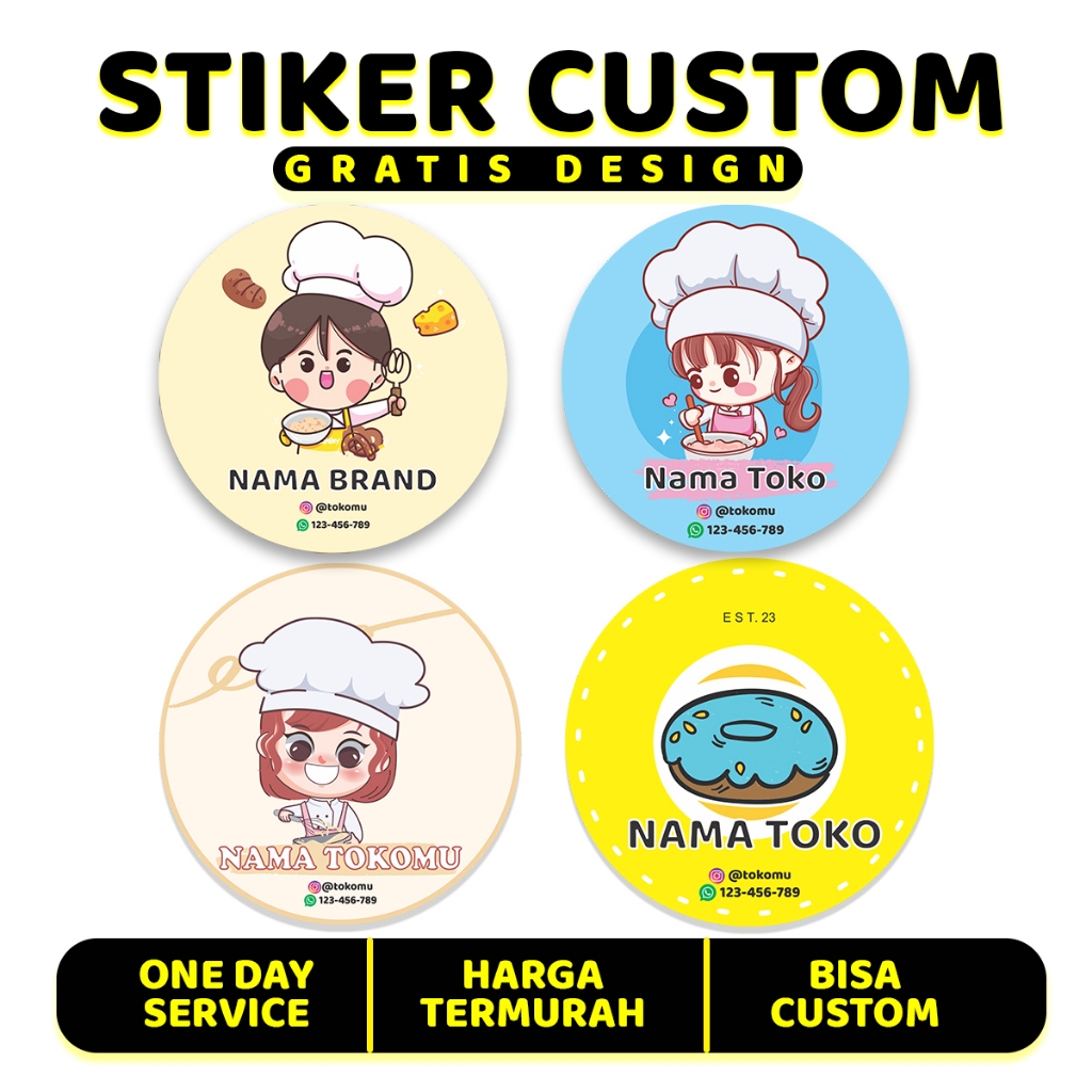 

STIKER / STICKER / STIKER LABEL / STICKER LABEL / LABEL / STIKER CUSTOM / STICKER CUSTOM / STIKER LABEL MAKANAN