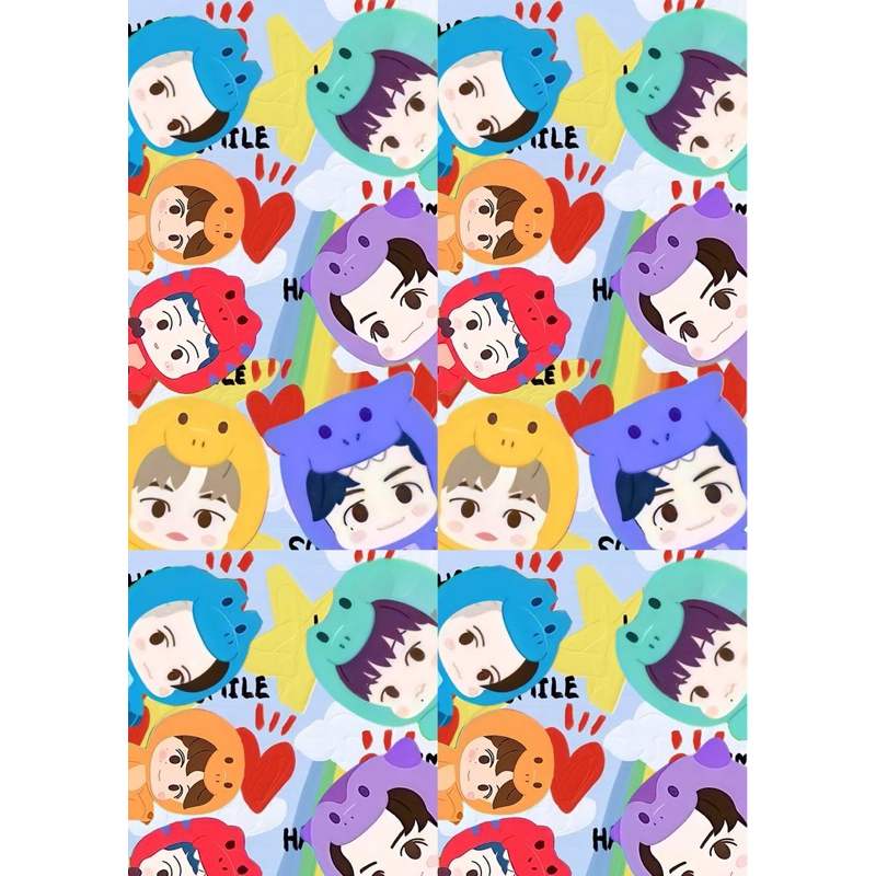 

Kertas Kado NCT Bungkus Gift Ultah NCT custom