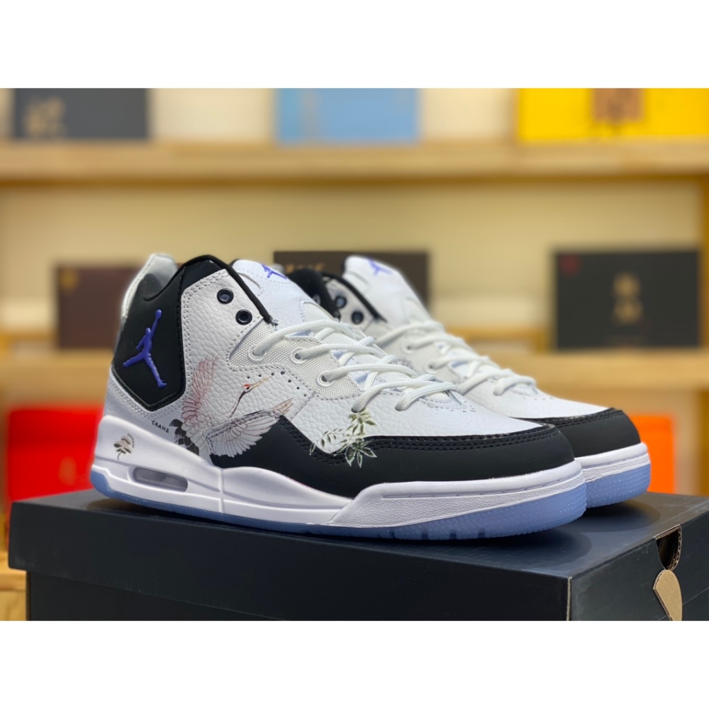 Sepatu Nike Air Jordan Courtside 23 Hitam dan Ungu Khusus