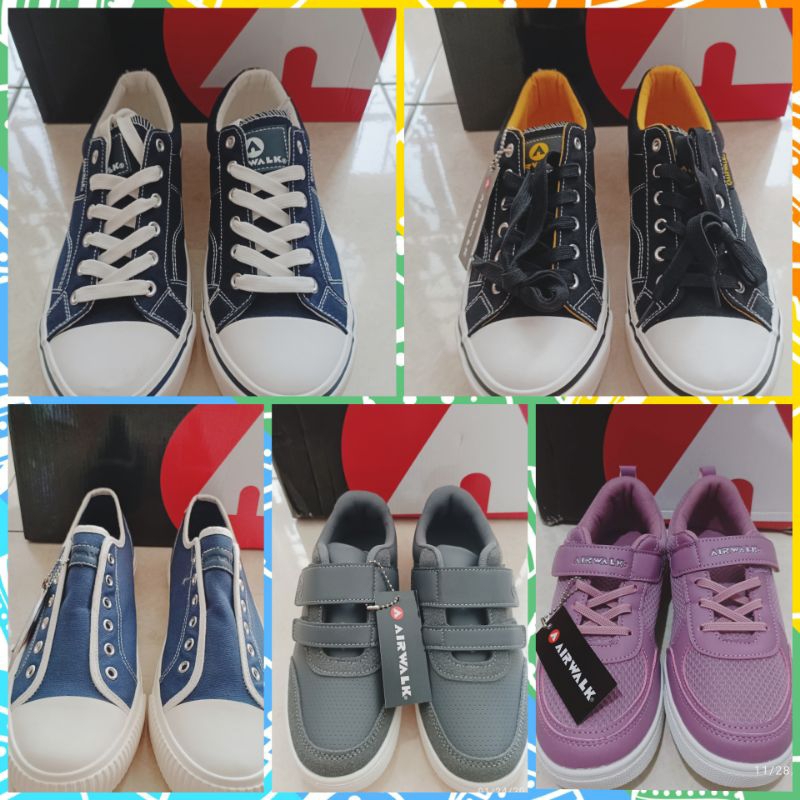 Sepatu Airwalk sekolah running olahraga casual anak laki-laki perempuan pria wanita remaja