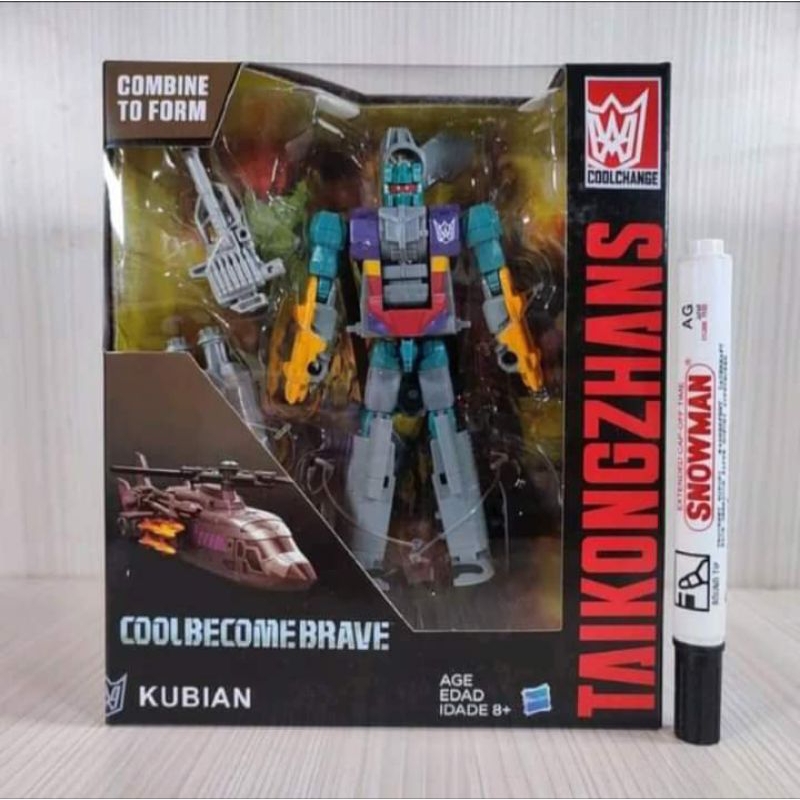 Mainan figure Transformer deception vortex combiners wars Coolbecomebrave boxTaikongzhan kubiancool 
