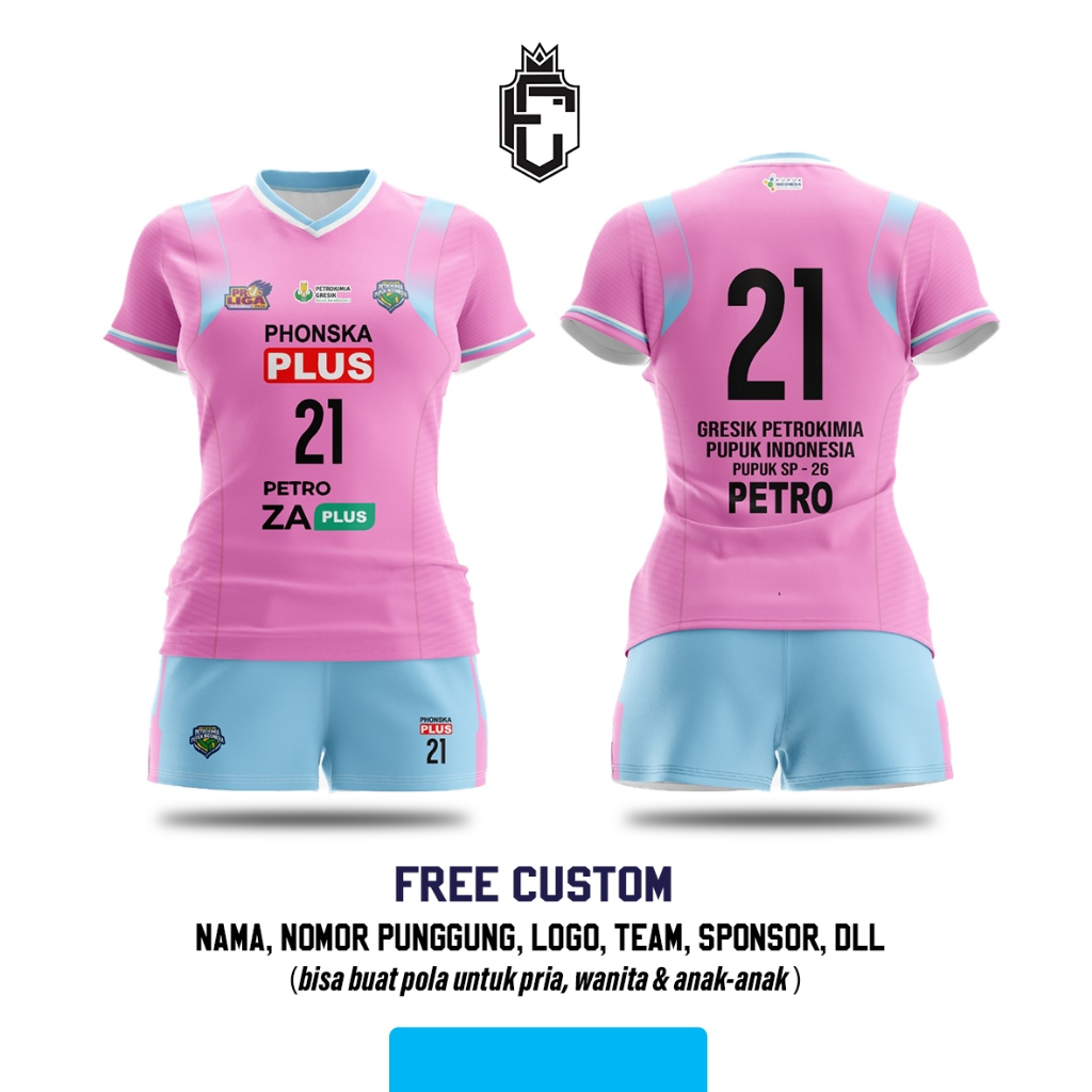 Jersey Voli Cewek Proliga Phonska Plus