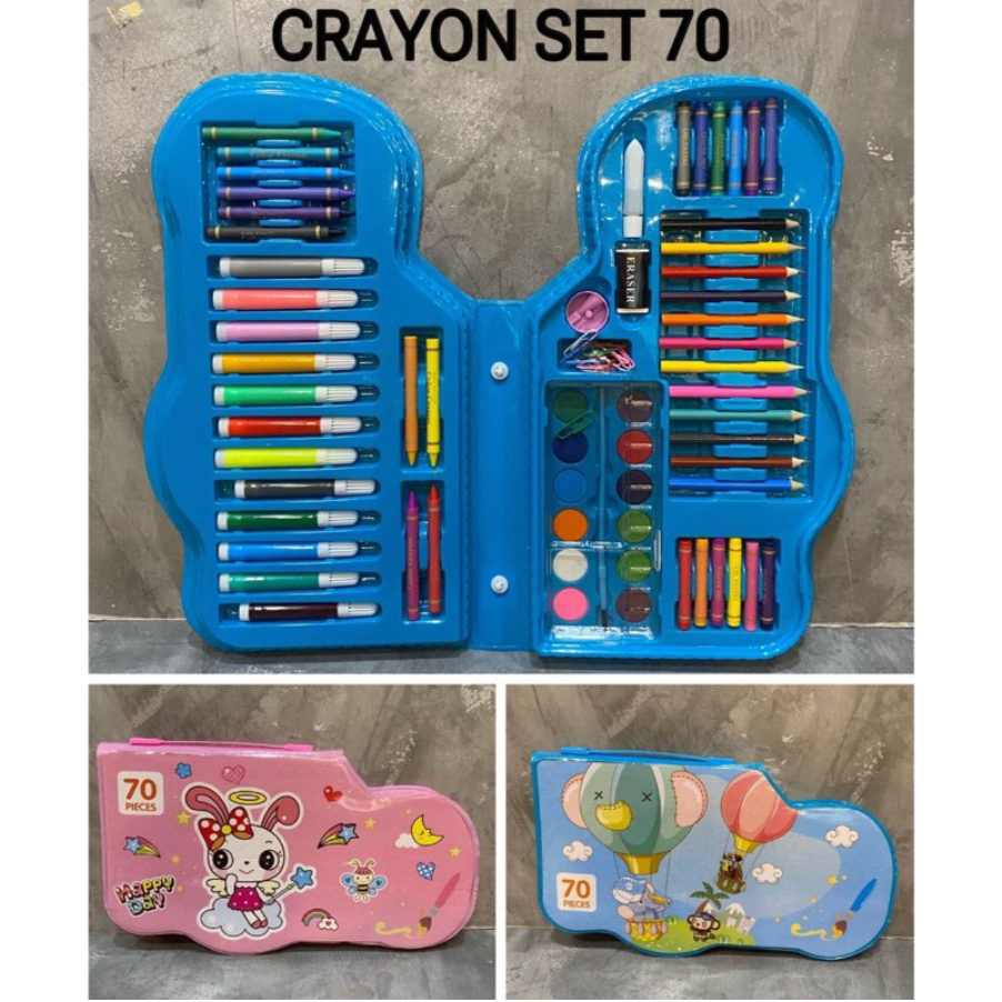 

Crayon Set Isi 70 Crayon Pensil Warna Set