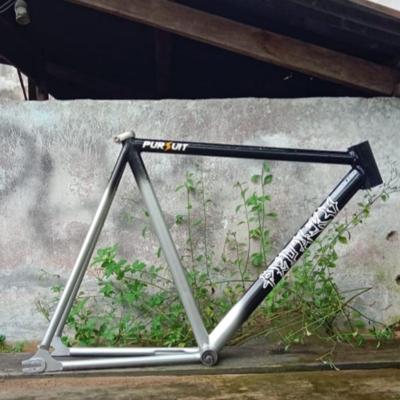 frame fixie pursuit custom size kecil, frame custom pursuit, fixie pursuit, sepeda fixie, sepeda bal