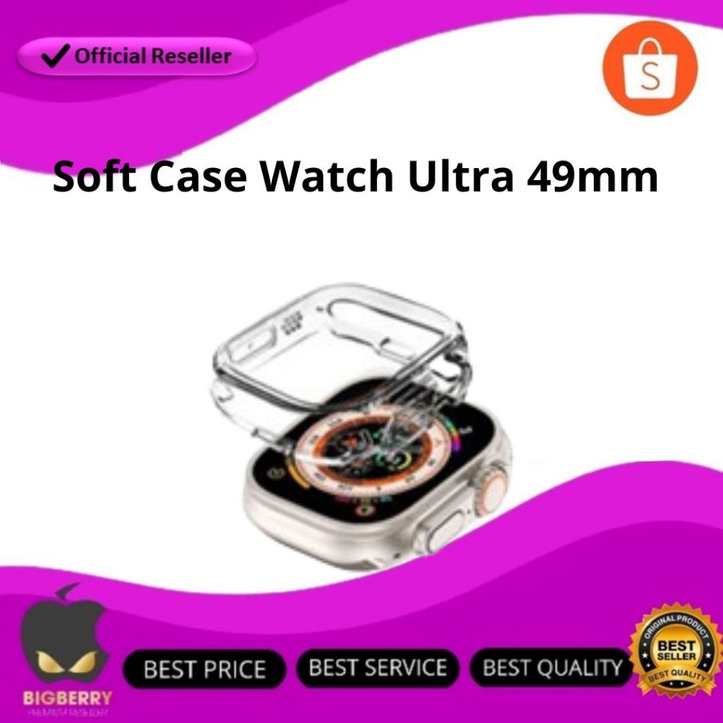 Apple Watch Ultra 49mm / Series 8 / Series 7 Casing Pelindung Jam Case Soft Softcase Premium