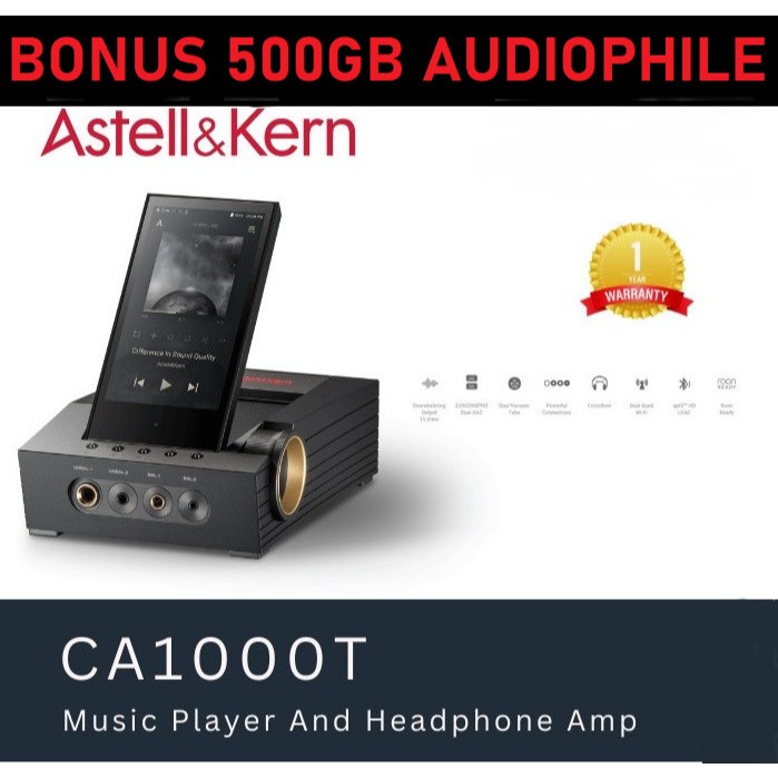 Astell & Kern ACRO CA1000T / CA 1000T / CA 1000 T Headphone Amp + DAP
