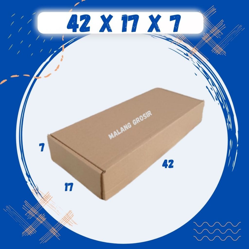 

Dus Packing 42x17x7 LS Kardus Hampers Kotak Kemasan Box Souvenir Karton Sparepart Minyak Wangi