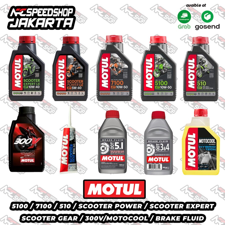 OLI MOTUL ORIGINAL SCOOTER POWER EXPERT LE 5100 7100 510 AIR RADIATOR COOLANT MOTUL MOTOCOOL CHAINLU