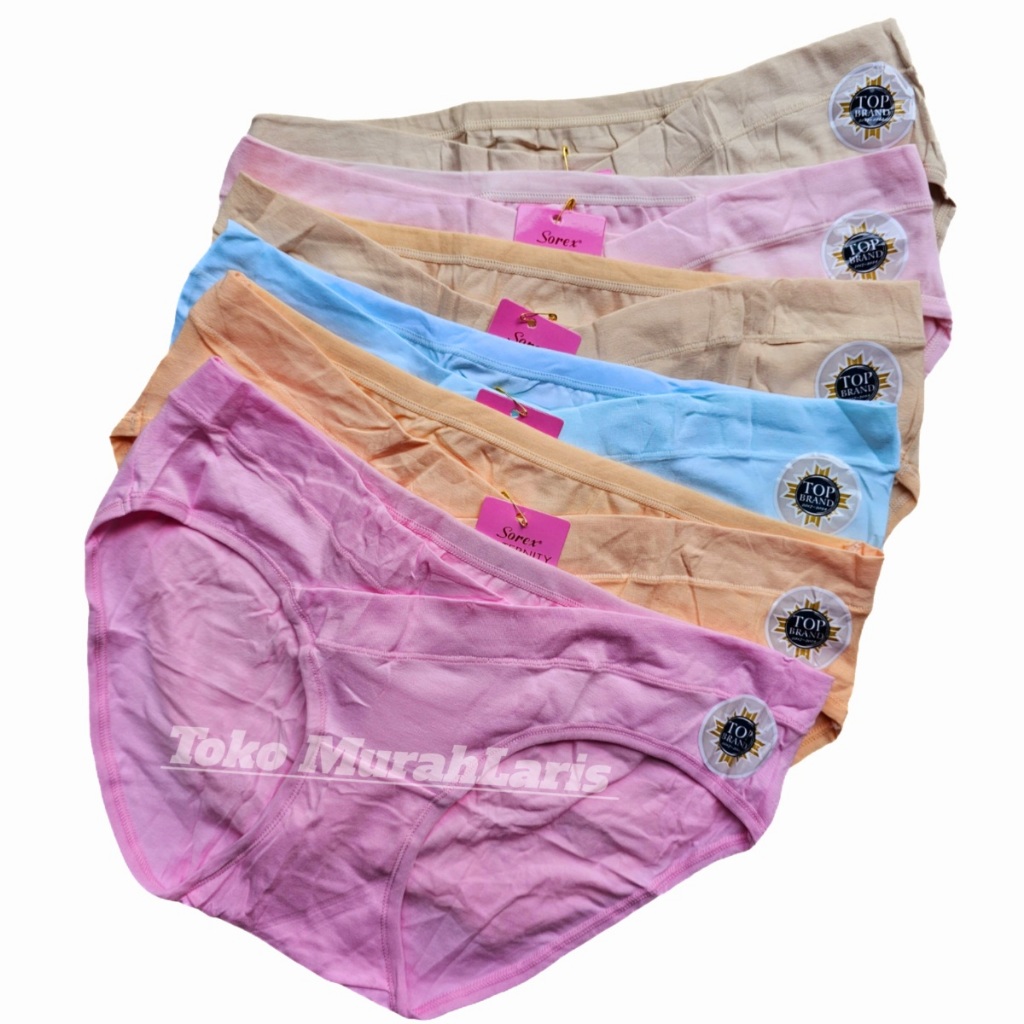 Cd Ibu Hamil Sorex 1134 Cutting Mini | Celana Dalam Bumil Bawah Pinggang